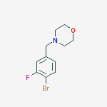 Structure of 4-(4-bromo-3-fluorobenzyl)morpholine
