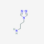 4-(3-AMINOPROPYL)-4H-1,2,4-TRIAZOLE结构式
