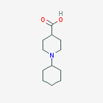 Structure of 1-cyclohexylpiperidine-4-carboxylic acid