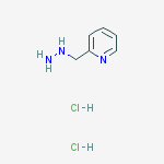 Structure of 2-(hydrazinylmethyl)pyridine dihydrochloride