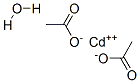 Structure of CADMIUM ACETATE HYDRATE