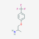 Structure of 1-[4-(TRIFLUOROMETHYL)PHENOXY]-2-PROPANAMINE