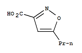 Structure of 5-PROPYL-ISOXAZOLE-3-CARBOXYLIC ACID