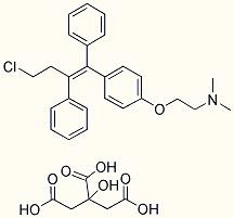 Structure of Toremifene Citrate