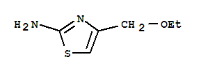 Structure of 2-Thiazolamine,  4-(ethoxymethyl)-