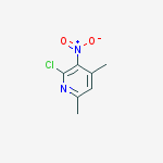 Structure of 2-Chloro-4,6-diMethyl-3-nitropyridine