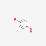 Structure of 4-fluoro-3-iodophenol