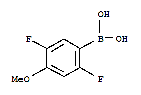 Structure of 2,5-DIFLUORO-4-METHOXYPHENYLBORONIC ACID