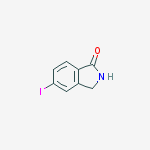 Structure of 1H-Isoindol-1-one, 2,3-dihydro-5-iodo-