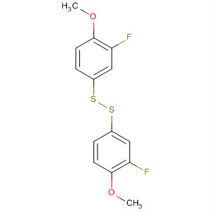 Structure of Disulfide, bis(3-fluoro-4-methoxyphenyl)