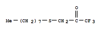 Structure of 3-octylthio-1,1,1-trifluoro-2-propanone