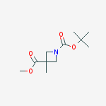 Structure of 1-tert-butyl 3-methyl 3-methylazetidine-1,3-dicarboxylate
