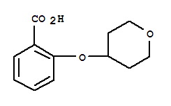 Structure of 2-(TETRAHYDROPYRAN-4-YLOXY)BENZOIC ACID