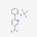 Structure of 6-[2-(trifluoroMethoxy)phenyl]-3-pyridinecarbaldehyde