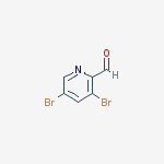 Structure of 3,5-dibromopyridine-2-carbaldehyde