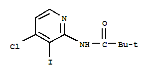 Structure of N-(4-CHLORO-3-IODO-PYRIDIN-2-YL)-2,2-DIMETHYL-PROPIONAMIDE