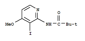 Structure of N-(3-IODO-4-METHOXY-PYRIDIN-2-YL)-2,2-DIMETHYL-PROPIONAMIDE