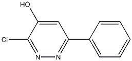3-氯-6-苯基-哒嗪-4-酚结构式