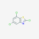 Structure of 2,5,7-TRICHLOROBENZOTHIAZOLE