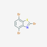2,4,7-TRIBROMOBENZOTHIAZOLE结构式