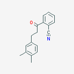 2-CYANO-3-(3,4-DIMETHYLPHENYL)PROPIOPHENONE结构式