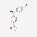 Structure of 4-CYANO-4-(1,3-DIOXOLAN-2-YL)BENZOPHENONE