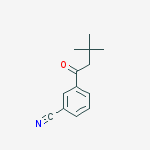 3-CYANO-3,3-DIMETHYLBUTYROPHENONE结构式