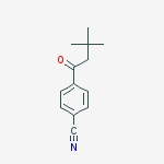 Structure of 4-CYANO-3,3-DIMETHYLBUTYROPHENONE