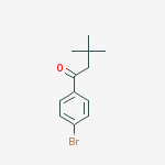 Structure of 4-BROMO-3,3-DIMETHYLBUTYROPHENONE