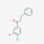 Structure of 4-CHLORO-3-FLUORO-3-PHENYLPROPIOPHENONE