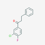 Structure of 3-CHLORO-4-FLUORO-3-PHENYLPROPIOPHENONE