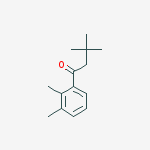Structure of 2,3,3,3-TETRAMETHYLBUTYROPHENONE