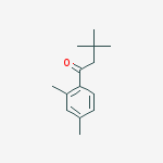 2,3,3,4-TETRAMETHYLBUTYROPHENONE结构式