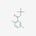 2,3,3,5-TETRAMETHYLBUTYROPHENONE结构式