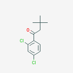 Structure of 2,4-DICHLORO-3,3-DIMETHYLBUTYROPHENONE