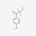 Structure of 2,2-DIMETHYL-4-METHOXYBUTYROPHENONE