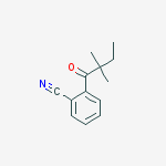 Structure of 2-CYANO-2,2-DIMETHYLBUTYROPHENONE