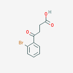 4-(2-BROMOPHENYL)-4-OXOBUTYRIC ACID结构式