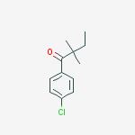 4-CHLORO-2,2-DIMETHYLBUTYROPHENONE结构式