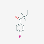2,2-DIMETHYL-4-FLUOROBUTYROPHENONE结构式