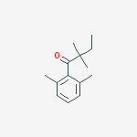 2,2,2,6-TETRAMETHYLBUTYROPHENONE结构式