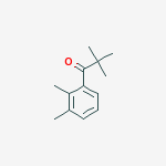Structure of 2,2,2,3-TETRAMETHYLPROPIOPHENONE