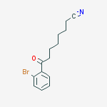 8-(2-BROMOPHENYL)-8-OXOOCTANENITRILE结构式