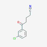 Structure of 5-(3-CHLOROPHENYL)-5-OXOVALERONITRILE