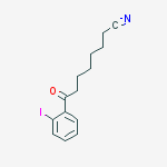8-(2-IODOPHENYL)-8-OXOOCTANENITRILE结构式
