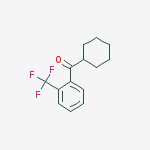 CYCLOHEXYL 2-TRIFLUOROMETHYLPHENYL KETONE结构式