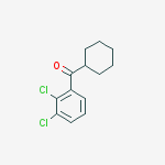 Structure of CYCLOHEXYL 2,3-DICHLOROPHENYL KETONE