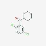 Structure of CYCLOHEXYL 2,5-DICHLOROPHENYL KETONE