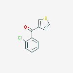 Structure of 3-(2-CHLOROBENZOYL)THIOPHENE
