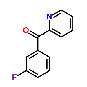 2-(3-FLUOROBENZOYL)PYRIDINE结构式